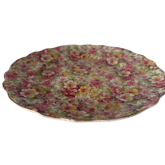 James Kent “Du Barry” Chintz Floral Plate England